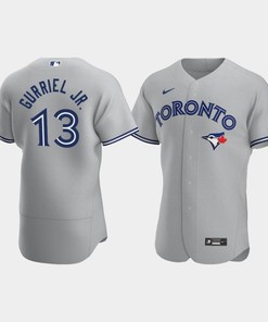 Lourdes Gurriel Jr. 13 Toronto Blue Jays Gray Road Jersey - Robokeg