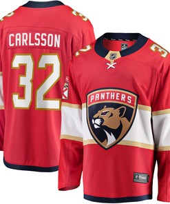 Lucas Carlsson Florida Panthers Fanatics Branded Home Breakaway Player Jersey - Red Nhl - Robokeg
