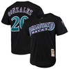Luis Gonzalez Arizona Diamondbacks Mitchell & Ness Cooperstown Collection Mesh Batting Practice Button-up Jersey - Black Mlb - Robokeg