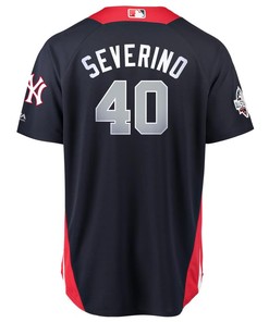 Luis Severino American League Majestic 2018 Mlb All-star Game Home Run Derby Player Jersey - Navy - Robokeg