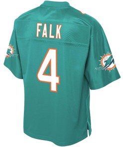 Luke Falk Miami Dolphins Nfl Pro Line Player Jersey - Aqua - Robokeg