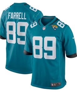 Luke Farrell Jacksonville Jaguars Game Jersey - Teal Nfl - Robokeg