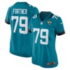 Luke Fortner Jacksonville Jaguars Womens Game Jersey - Teal Nfl - Robokeg