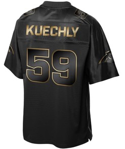 Luke Kuechly Carolina Panthers Nfl Pro Line Gold Collection Jersey - Black - Robokeg