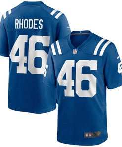 Luke Rhodes Indianapolis Colts Game Jersey - Royal Nfl - Robokeg