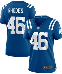 Luke Rhodes Indianapolis Colts Womens Game Jersey - Royal Nfl - Robokeg