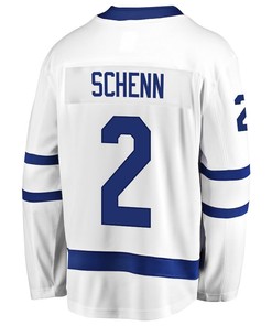 Luke Schenn 2 Toronto Maple Leafs Stanley Cup 2023 Playoffs Patch Away Breakaway Men Jersey - White - Robokeg