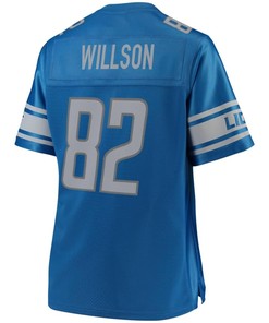 Luke Willson Detroit Lions Nfl Pro Line Womens Player Jersey - Blue - Robokeg