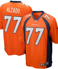 Lyle Alzado Denver Broncos Game Retired Player Jersey - Orange Nfl - Robokeg