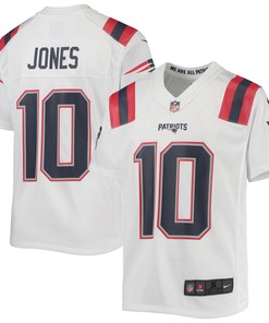 Mac Jones New England Patriots Game Jersey - White Nfl - Robokeg
