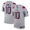 Mac Jones New England Patriots Inverted Legend Jersey - Gray Nfl - Robokeg
