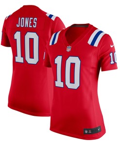 Mac Jones New England Patriots Womens Game Alternate Jersey - Red Nfl - Robokeg