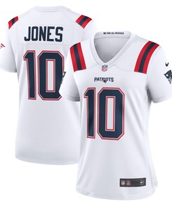Mac Jones New England Patriots Womens Player Game Jersey White Nfl - Robokeg
