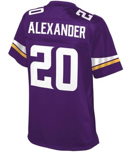 Mackensie Alexander Minnesota Vikings Nfl Pro Line Womens Team Color Jersey - Purple - Robokeg