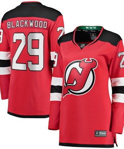 Mackenzie Blackwood New Jersey Devils Fanatics Branded Womens Home Breakaway Player Jersey - Red Nhl - Robokeg