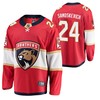 Mackie Samoskevich 24 2023 Draft Florida Panthers Home Jersey Red - Robokeg