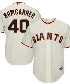 Madison Bumgarner San Francisco Giants Cool Base Player Jersey - Cream - Robokeg