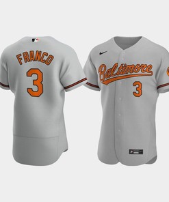 Maikel Franco 3 Baltimore Orioles Gray Road Jersey - Robokeg