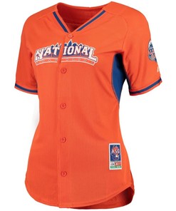 Majestic Womens 2013 Mlb All-star Game Performance Jersey - Orange - Robokeg