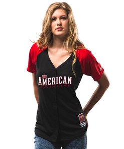 Majestic Womens Fashion American League 2015 Mlb All-star Game Batting Practice Cool Base Jersey - Black - Robokeg