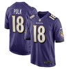 Makai Polk Baltimore Ravens Player Game Jersey - Purple Nfl - Robokeg