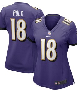 Makai Polk Baltimore Ravens Womens Player Game Jersey - Purple Nfl - Robokeg