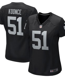Malcolm Koonce Las Vegas Raiders Womens Game Jersey - Black Nfl - Robokeg
