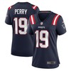 Malcolm Perry New England Patriots Womens Game Player Jersey - Navy Nfl - Robokeg