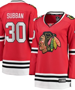 Malcolm Subban Chicago Blackhawks Fanatics Branded Womens Breakaway Home Player Jersey - Red Nhl - Robokeg