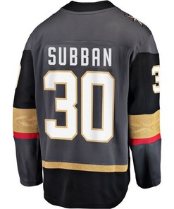 Malcolm Subban Vegas Golden Knights Breakaway Player Jersey - Black - Robokeg