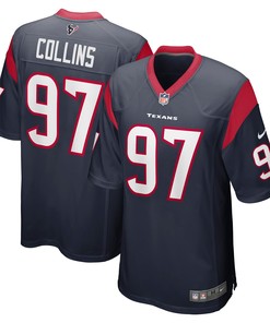 Maliek Collins Houston Texans Game Jersey - Navy Nfl - Robokeg