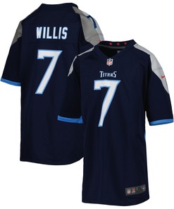 Malik Willis Tennessee Titans Game Jersey - Navy Nfl - Robokeg