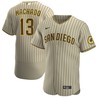 Manny Machado 13 San Diego Padres Alternate Player Elite Jersey - Tan/Brown - Robokeg