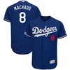 Manny Machado 8 Los Angeles Dodgers Majestic Collection Flex Base Player Elite Jersey - Royal - Robokeg