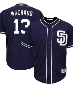 Manny Machado San Diego Padres Official Cool Base Player Jersey - Navy - Robokeg