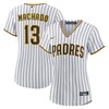 Manny Machado San Diego Padres Womens Home Replica Player Jersey White Mlb - Robokeg