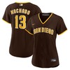 Manny Machado San Diego Padres Womens Road Replica Player Jersey - Brown Mlb - Robokeg