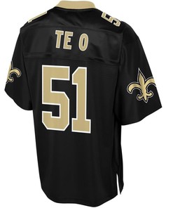 Manti Teo New Orleans Saints Nfl Pro Line Youth Team Color Player Jersey - Black - Robokeg