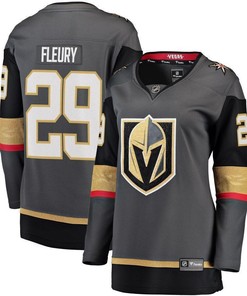 Marc-Andre Fleury Vegas Golden Knights Women's Home Breakaway Player Jersey - Black - Robokeg