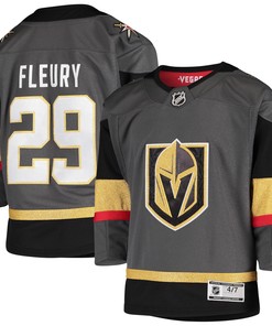 Marc-andre Fleury Vegas Golden Knights Preschool Home Premier Player Jersey - Gray Nhl - Robokeg