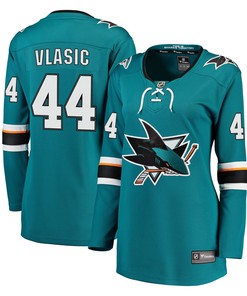 Marc-edouard Vlasic San Jose Sharks Fanatics Branded Womens Breakaway Jersey - Teal Nhl - Robokeg