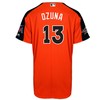 Marcell Ozuna National League Majestic 2017 Mlb All-star Game Home Run Derby Jersey - Orange - Robokeg