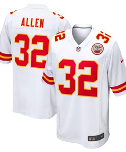 Marcus Allen Kansas City Chiefs Retired Player Game Jersey - White Nfl - Robokeg