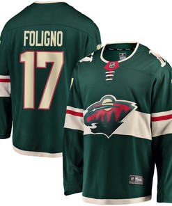 Marcus Foligno Minnesota Wild Fanatics Branded Breakaway Player Jersey - Green Nhl - Robokeg