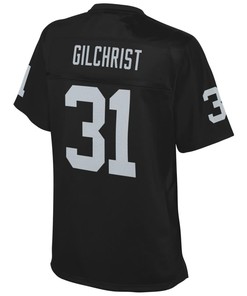 Marcus Gilchrist Oakland Raiders Nfl Pro Line Womens Team Color Player Jersey - Black - Robokeg