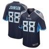 Marcus Johnson Tennessee Titans Game Jersey - Navy Nfl - Robokeg