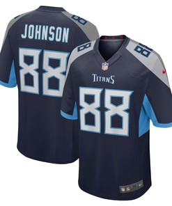 Marcus Johnson Tennessee Titans Game Jersey - Navy Nfl - Robokeg