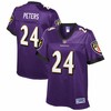 Marcus Peters Baltimore Ravens Nfl Pro Line Womens Team Player Jersey - Purple - Robokeg