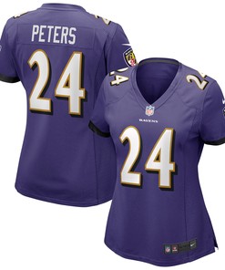 Marcus Peters Baltimore Ravens Womens Game Jersey - Purple Nfl - Robokeg