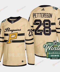 Marcus Pettersson 28 Pittsburgh Penguins 2023 Winter Classic Cream Jersey - Robokeg